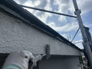 破風板　上塗り２回目