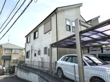 サイディング外壁塗装工事の施工事例（横浜市緑区）