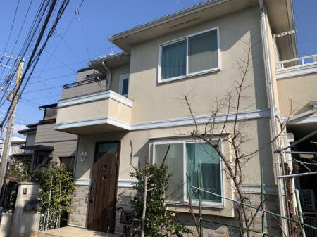 大和市ベルアート外壁塗装/【施工の流れ・工事解説】