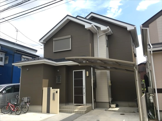 横浜市泉区 ・サイディング塗り替え ・パミール屋根工事